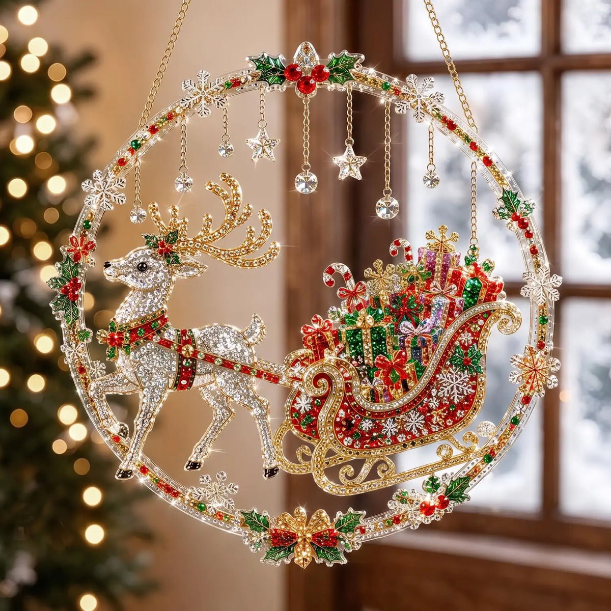 DIY Diamond Painting Christmas Tree Ornament