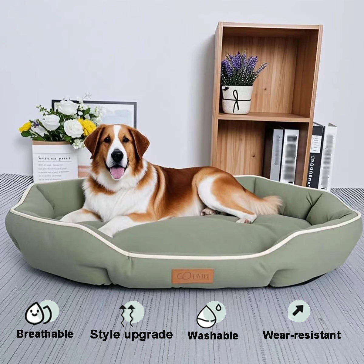 Orthopedic Sofa Pet Bed for Dogs & Cats