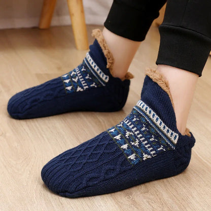 Warm Fleece Non-Slip Floor Socks
