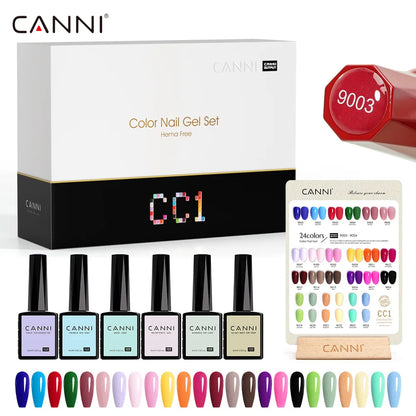 CANNI HEMA FREE Nail Gel Polish Set Semi Permanent