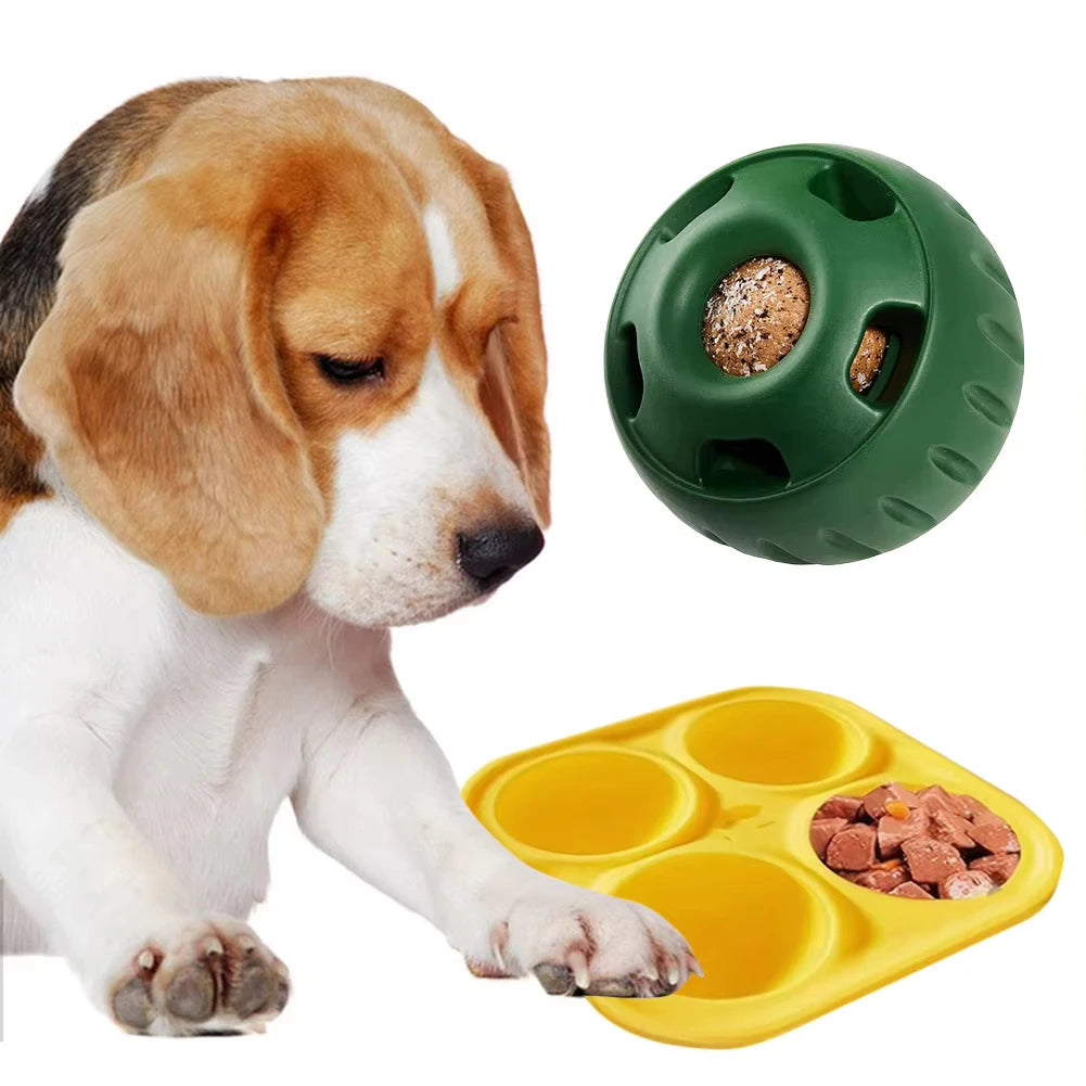 Interactive Dog Treat Puzzle Toy