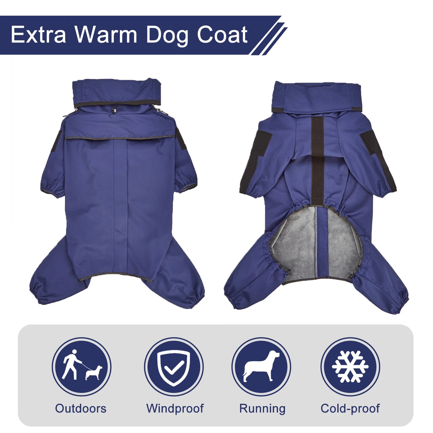Winter Warm Waterproof Dog Jacket