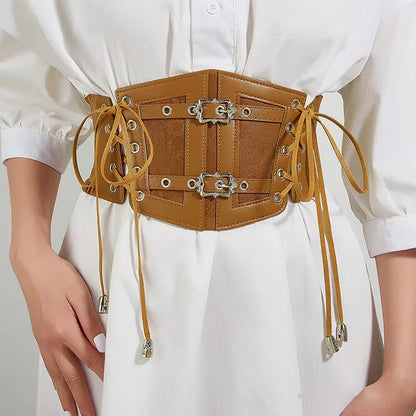 Women’s Elastic Lace Corset Waist Belt