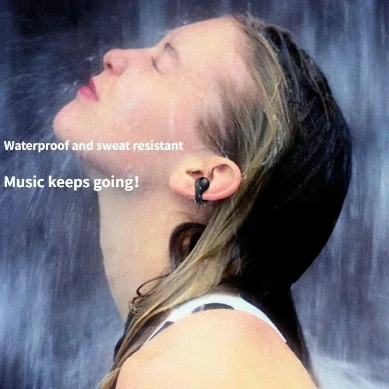 TWS Bluetooth 5.3 Clip-On Wireless Earbuds