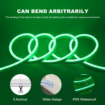 Flexible Waterproof RGB Neon Light with Remote Control