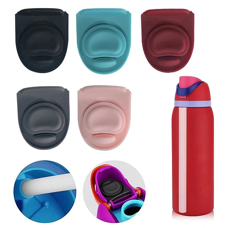 Silicone Water Bottle Boot & Stopper Set for Owala Bottles