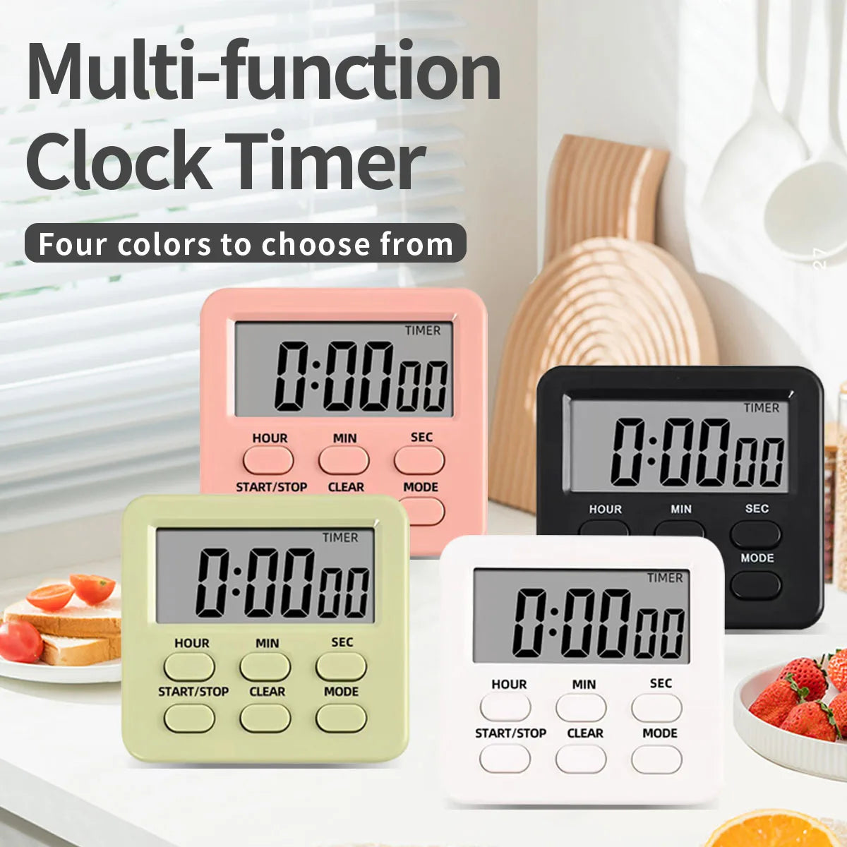 KT THERMO Digital Kitchen Timer & Alarm Clock