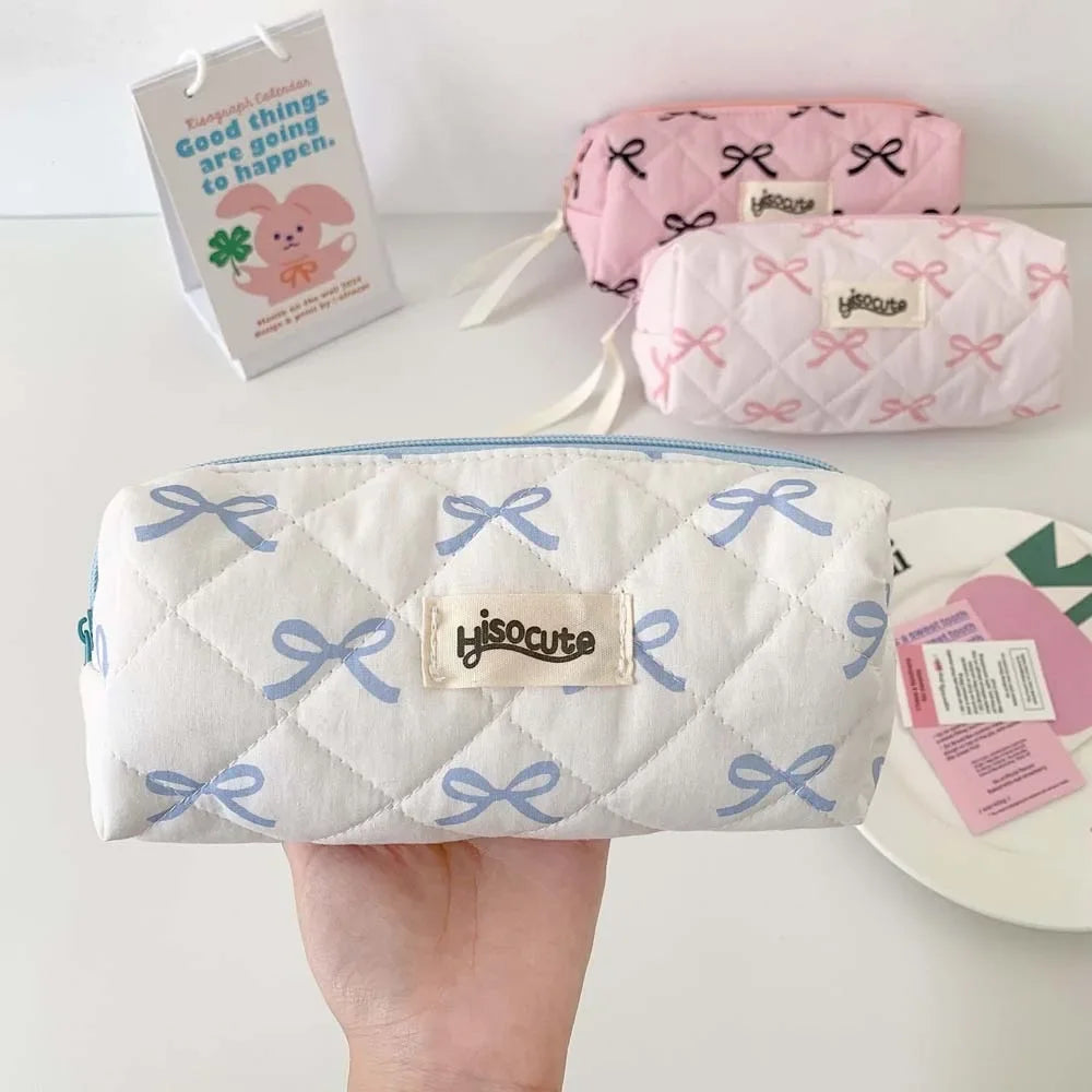 Korean Style Bow Stationery Bag