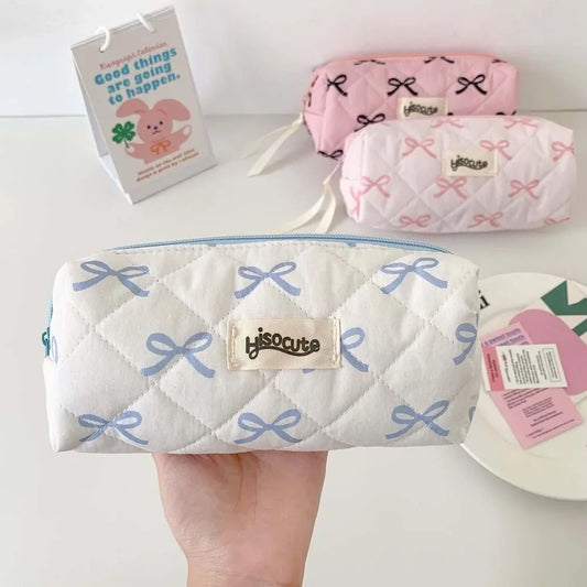 Korean Style Bow Stationery Bag