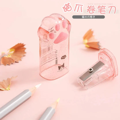 Kids Kawaii Cat Paw Pencil Sharpener