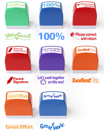 Self-Inking Teacher Stamp Set