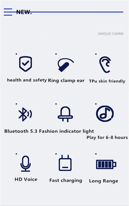 Open-Ear Bluetooth Clip Earphone