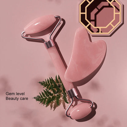 Resin Facial Massage Roller & Scraping Tool Set