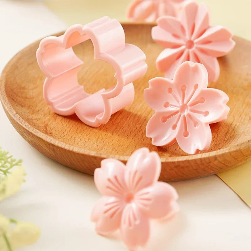 Cherry Blossom Cookie Mold Stamp Set