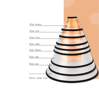 Transparent Pet Recovery Collar