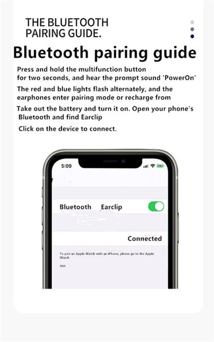 Open-Ear Bluetooth Clip Earphone