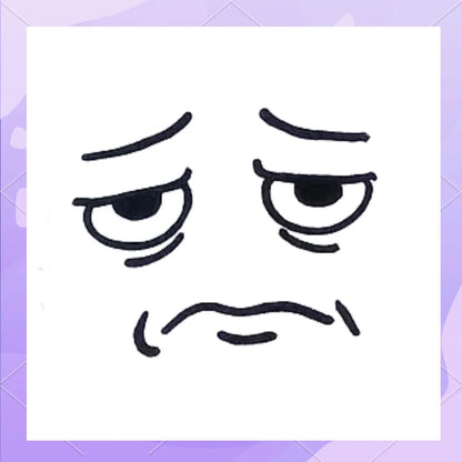 Cute Emoji Expression Stamps