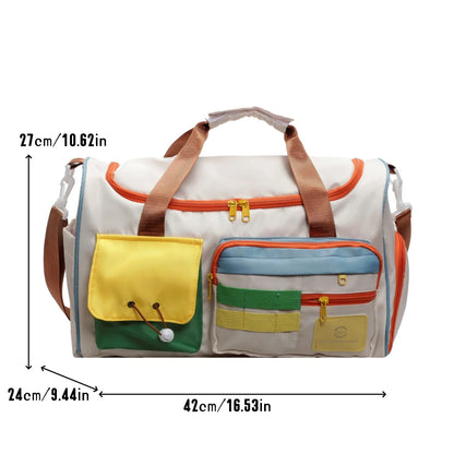 Unisex Nylon Travel Duffle Bag