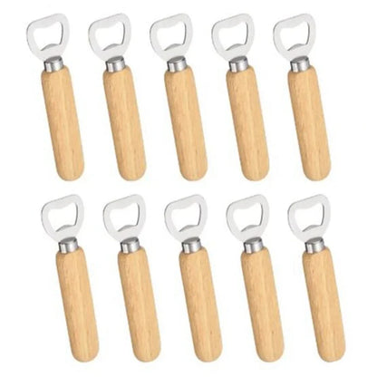 Wooden Handle Bottle Opener