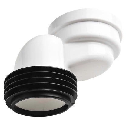 Offset Toilet Pan Connector – PVC WC Misalignment Adapter