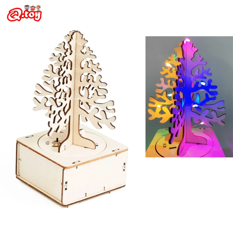 DIY Light-Up Christmas Tree Science Kit