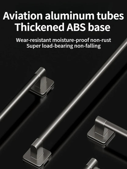 No-Drill Self-Adhesive Bathroom Towel Rack