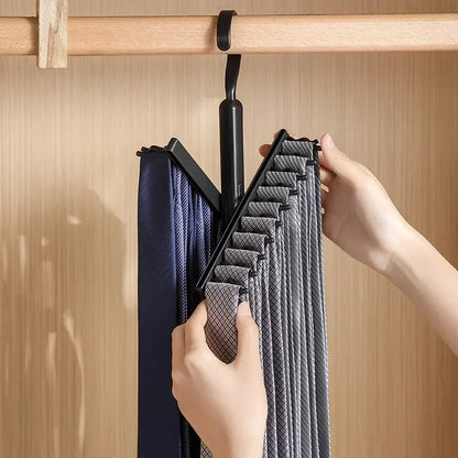 Rotatable Tie Hanger Organizer
