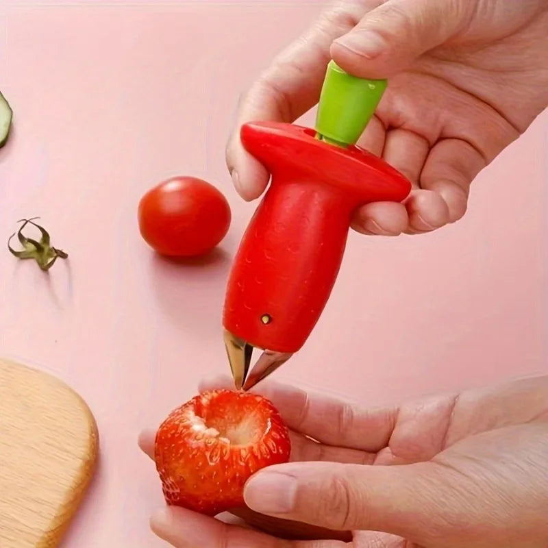 Stainless Steel Strawberry Huller Fruit Stem Remover