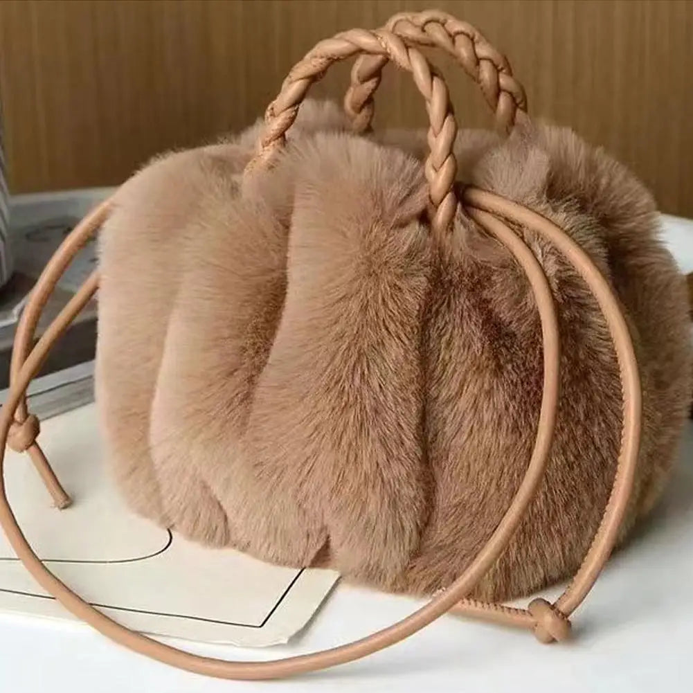 Plush Cloud Crossbody Handbag