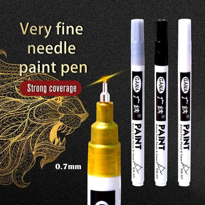 Oil-Based Paint Marker Pen Set – 0.7mm Extra Fine