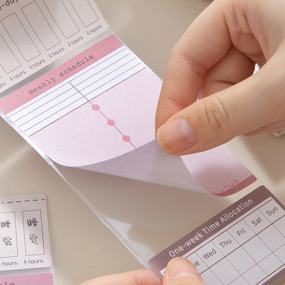 Morandi Time Management Sticky Notes Planner Set
