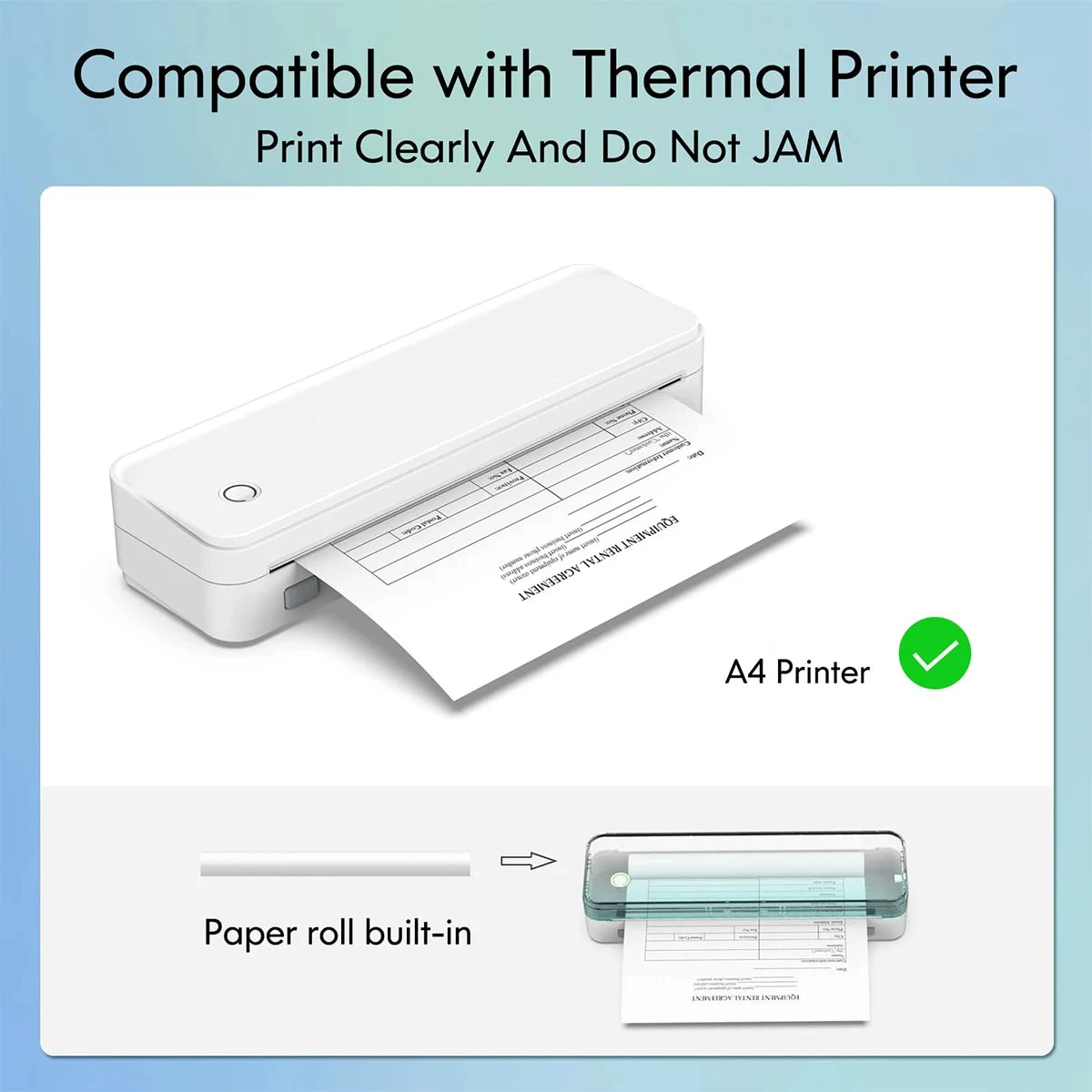 A4 Thermal Printer Paper Roll