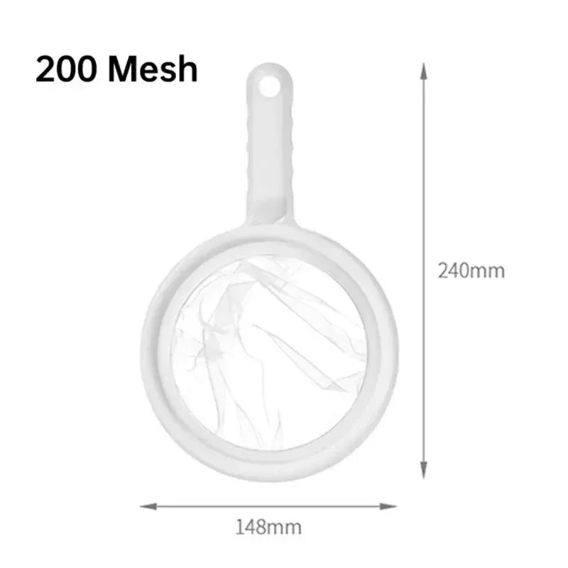 Reusable Fine Mesh Handheld Food Strainer