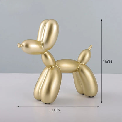 Nordic Balloon Dog Resin Figurine