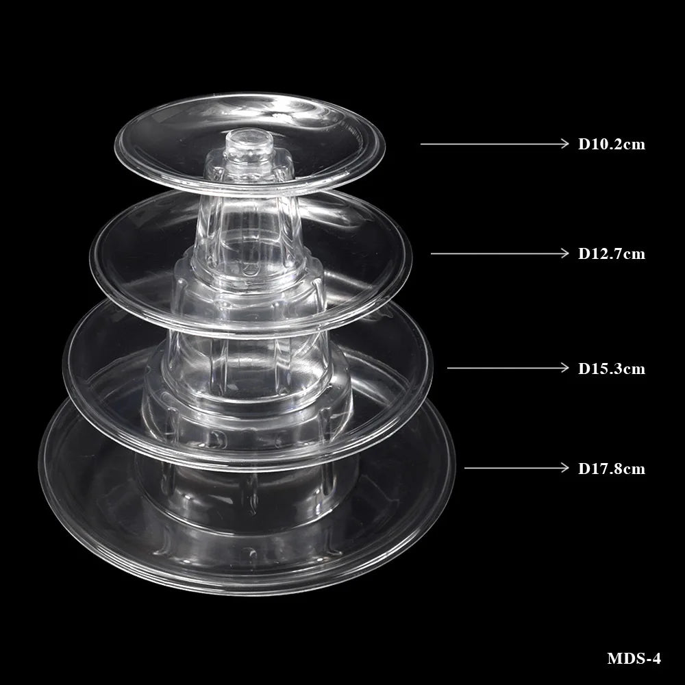 Multi-Tier Macaron Display Stand Tower