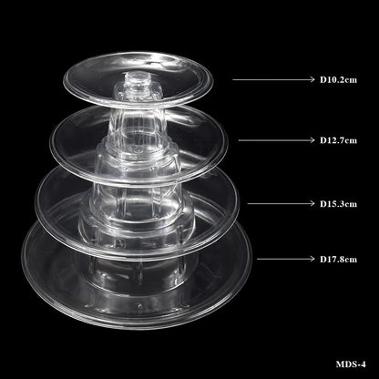 Multi-Tier Macaron Display Stand Tower
