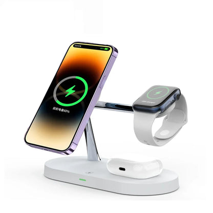 3-in-1 Magnetic Wireless Charging Station