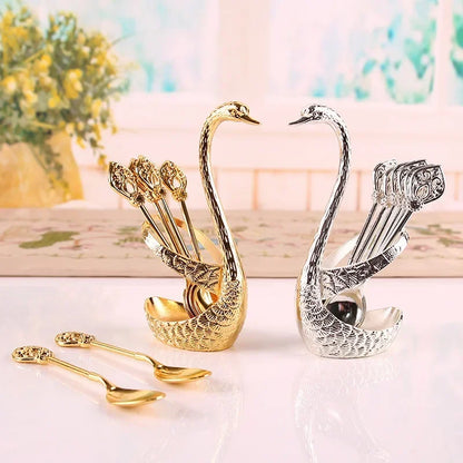 Swan Tableware Holder Set