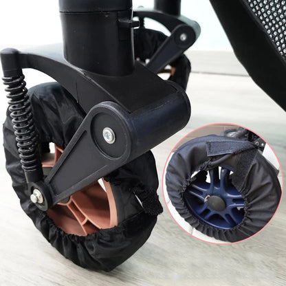 2Pcs Baby Stroller Wheel Cover
