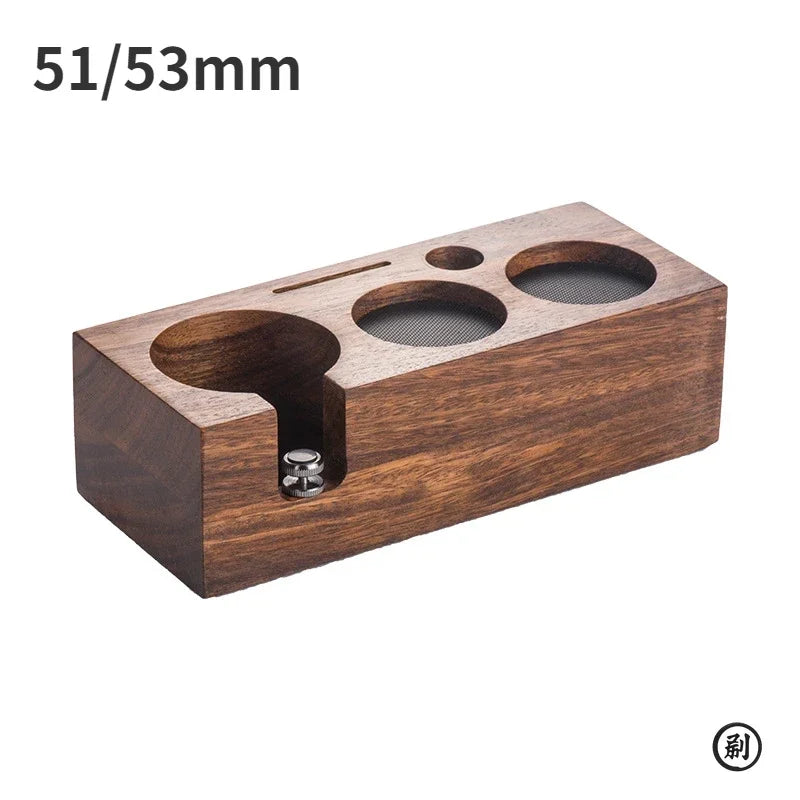 Wooden Coffee Tamper Station