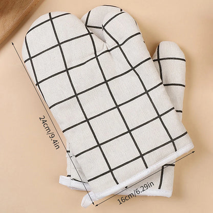 Insulated Kitchen Oven Mitts for Baking, Grilling & Cooking