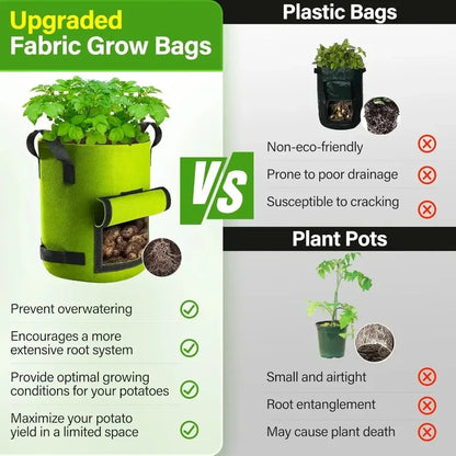 Plant Grow Bags with Harvest Window