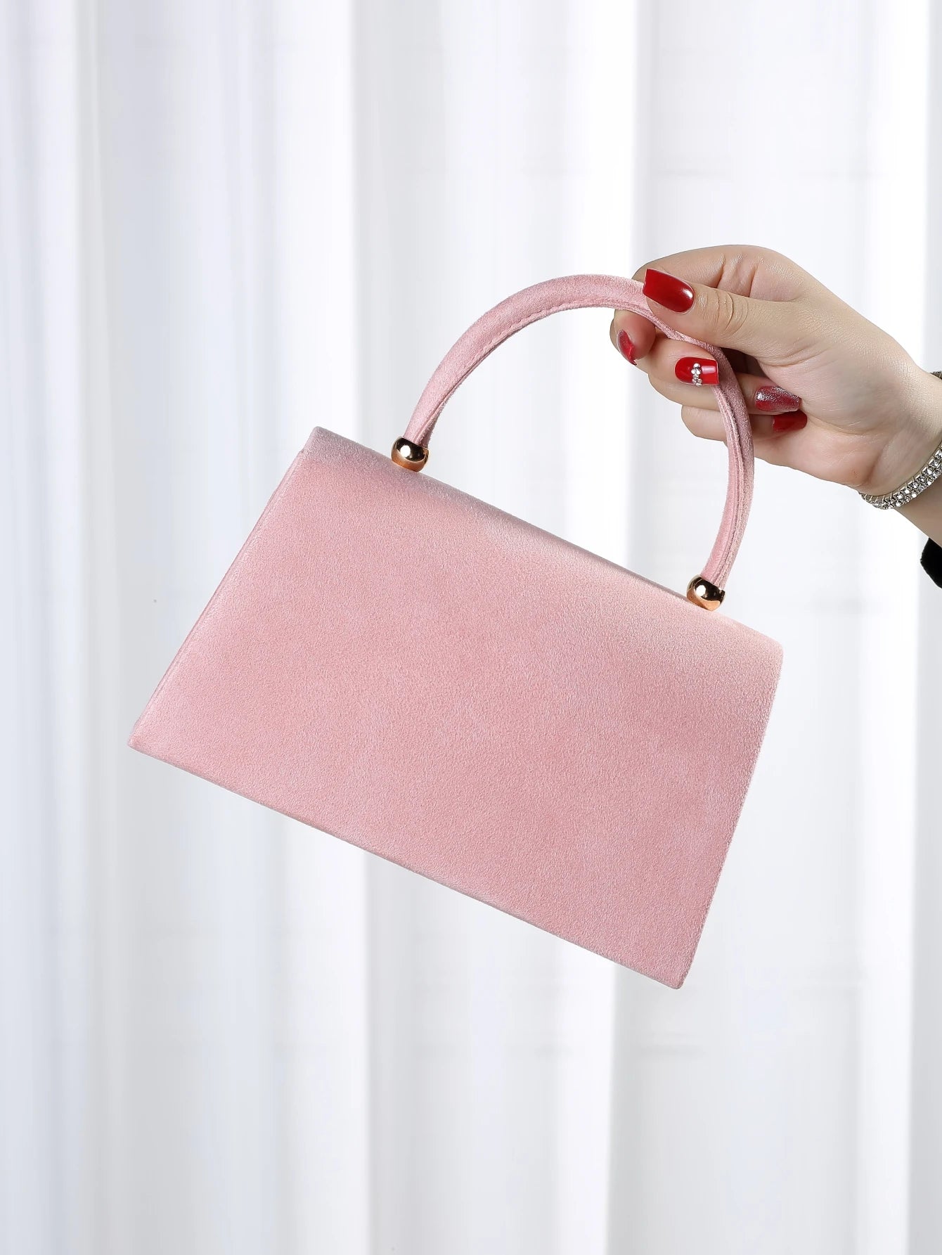 Velvet Evening Clutch Handbag