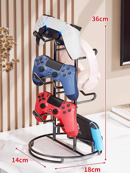 Metal Headphone Stand & Controller Holder for Desk