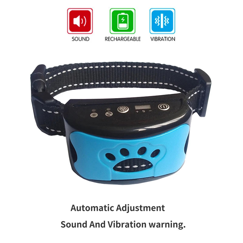 USB Rechargeable Anti Barking Dog Training Collar