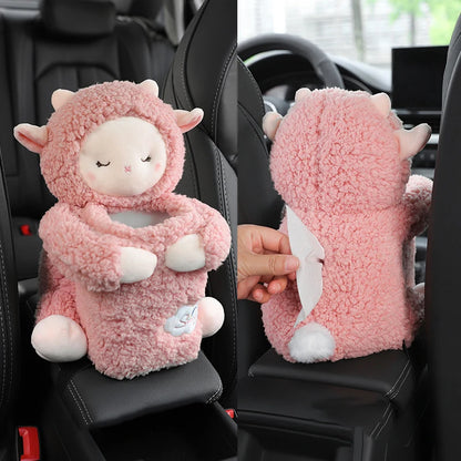 Cute Car Tissue Box 2 In 1Cartoon Holder