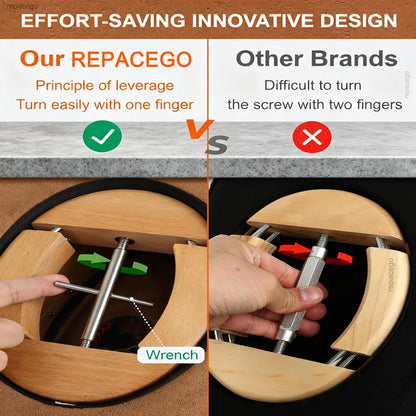 Repacego Adjustable Wooden Hat Stretcher