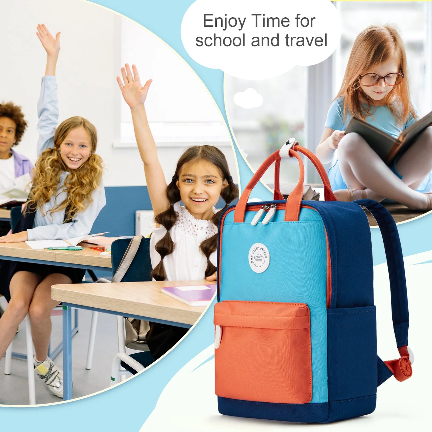 Fewchor Casual Kids School Backpack