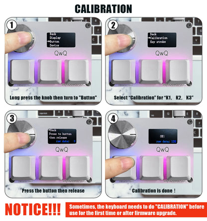 RGB Magnetic Switch Macro Keyboard with Programmable Knob