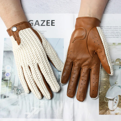 Women’s Genuine Leather Touch Screen Gloves